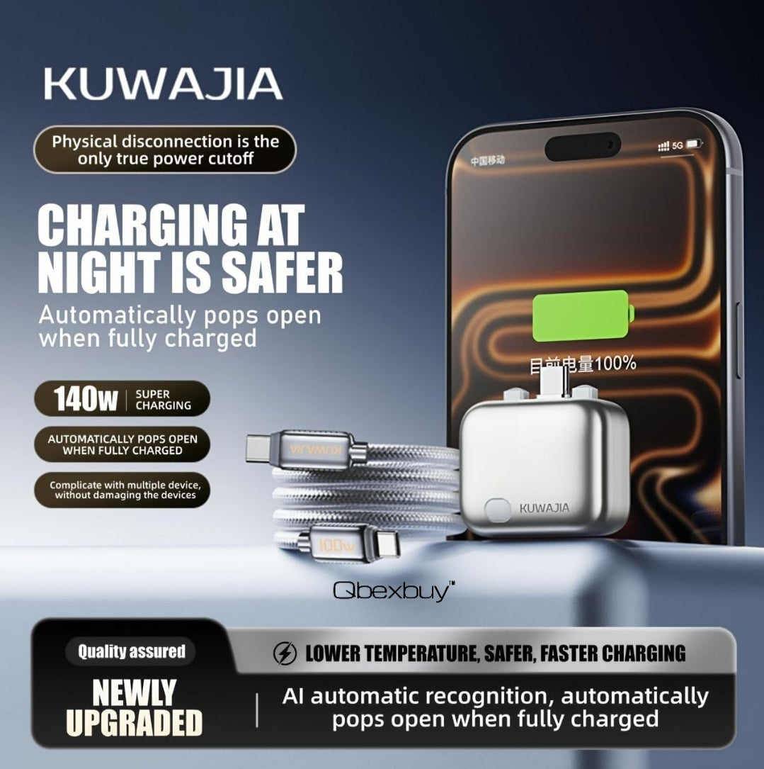 Smart Charger Adapter Auto Power Disconnector Guard Every Mobile
