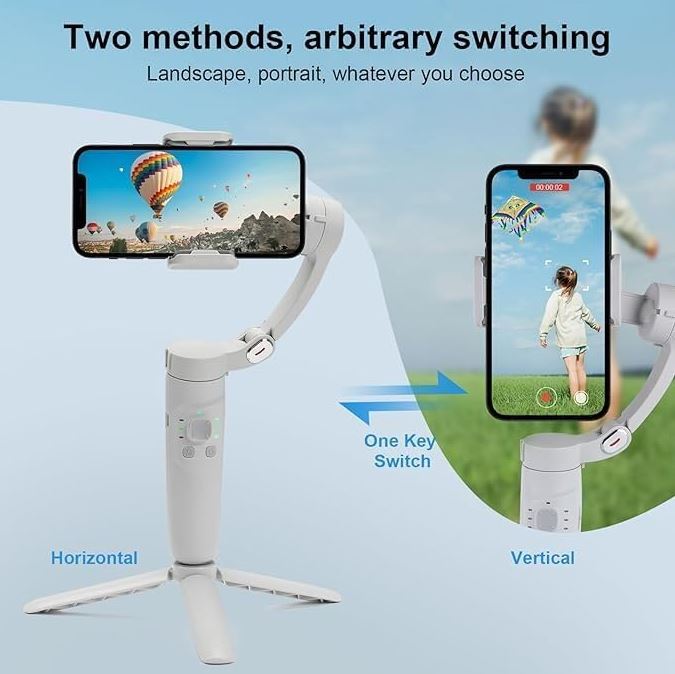 M1 3-Axis Merak One Original Gimbal | Advanced Gyroscope Stabilization | Smooth, Shake-Free Footage |