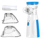 Portable Mesh Nebulizer for Adults & Kids – Mini Handheld Ultrasonic Inhaler, Low-Noise Steam Vaporizer for Home & Travel, Wireless Respiratory Vaporizer with Mask