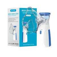 Portable Mesh Nebulizer for Adults & Kids – Mini Handheld Ultrasonic Inhaler, Low-Noise Steam Vaporizer for Home & Travel, Wireless Respiratory Vaporizer with Mask
