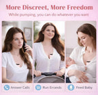 MCP Smart Automatic Breast Pump – Portable Electric Milk Extractor for New Moms with Quiet, Powerful Suction and Safe, Comfortable Breastfeeding Support