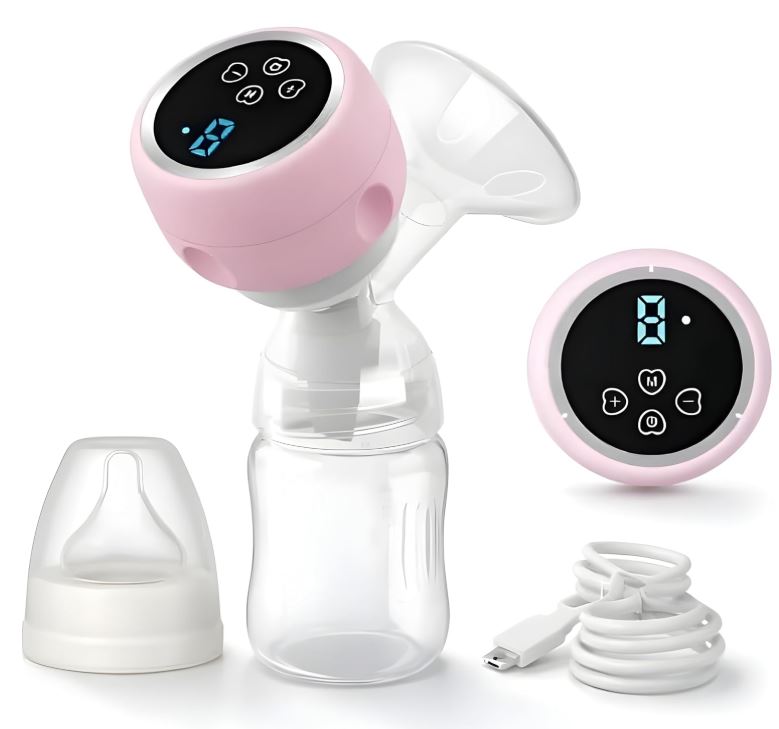MCP Smart Automatic Breast Pump – Portable Electric Milk Extractor for New Moms with Quiet, Powerful Suction and Safe, Comfortable Breastfeeding Support